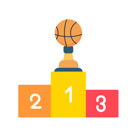 Winner podium Iconのイラスト素材