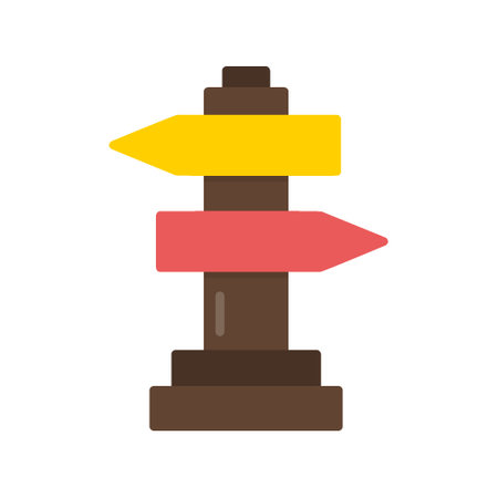 Road Sign Iconのイラスト素材