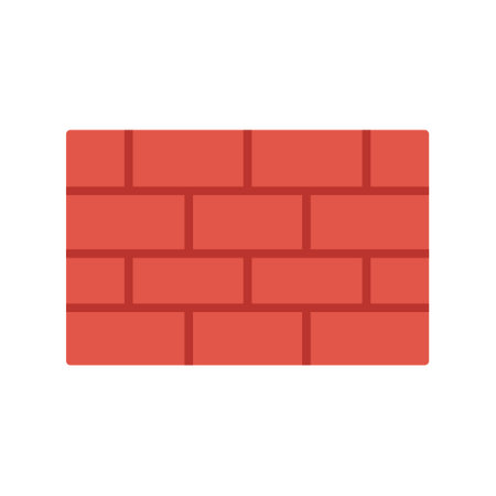 Brick Wall Iconのイラスト素材