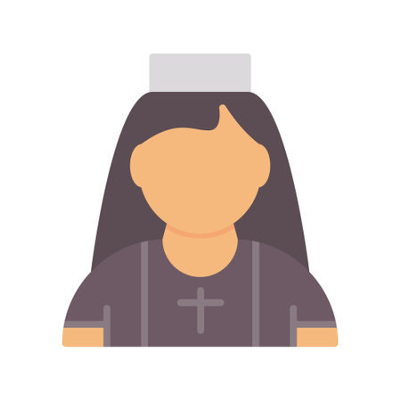 nun Iconのイラスト素材