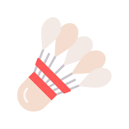 Shuttlecock Iconのイラスト素材