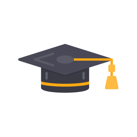 Graduation Cap Iconのイラスト素材