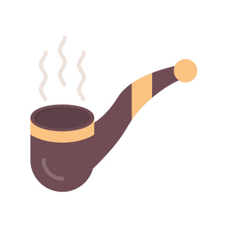 Pipe Cigar Iconのイラスト素材