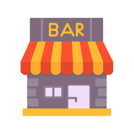 Bar Shop Iconのイラスト素材