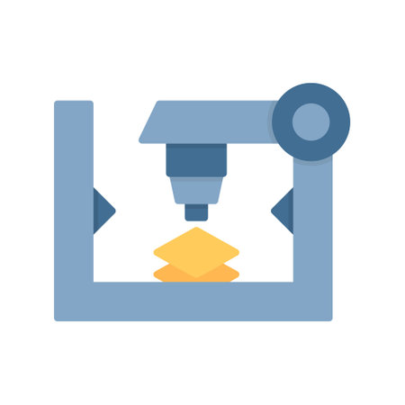3d Printer Iconのイラスト素材