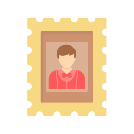 Stamp picture Iconのイラスト素材
