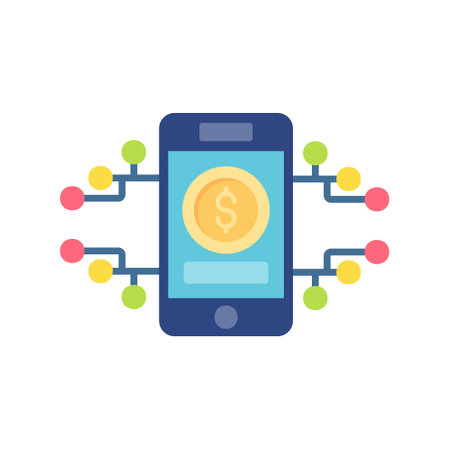 Digital Money iconのイラスト素材