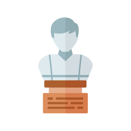 Sculpture Iconのイラスト素材