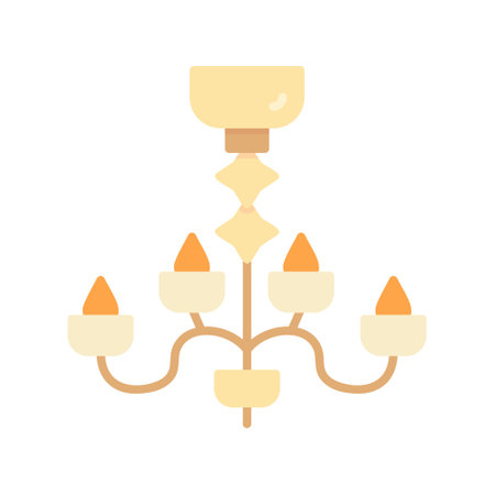 Chandelier Iconのイラスト素材