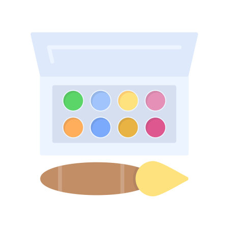 Watercolor iconのイラスト素材