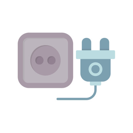 Power Plug Iconのイラスト素材