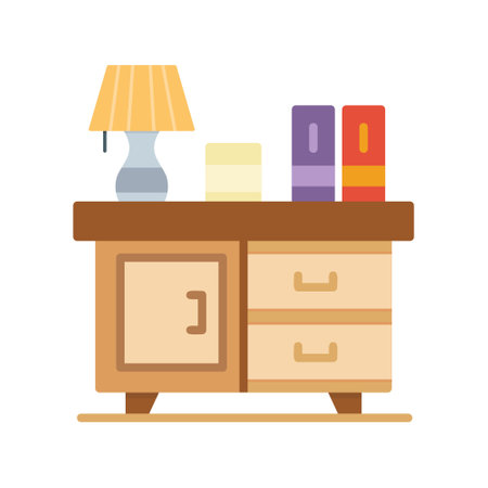 Bedside Table Iconのイラスト素材