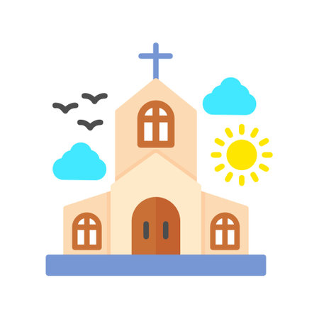 Church Creative Icons Designのイラスト素材