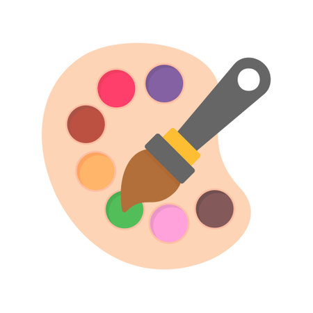 Palette Creative Icons Designのイラスト素材
