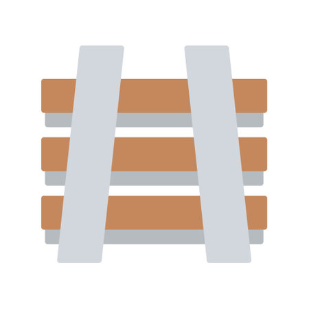 Railway Creative Icons Designのイラスト素材