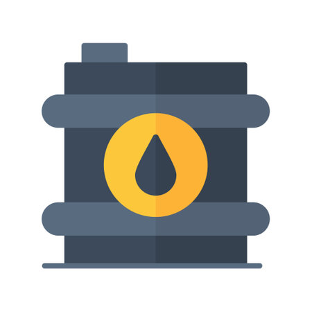 Oil Barrel Creative Icons Designのイラスト素材