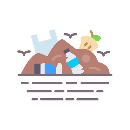 Landfill Creative Icons Designのイラスト素材
