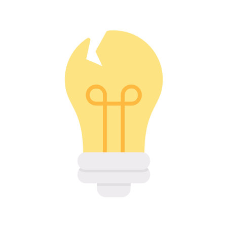 Bulb Creative Icons Designのイラスト素材
