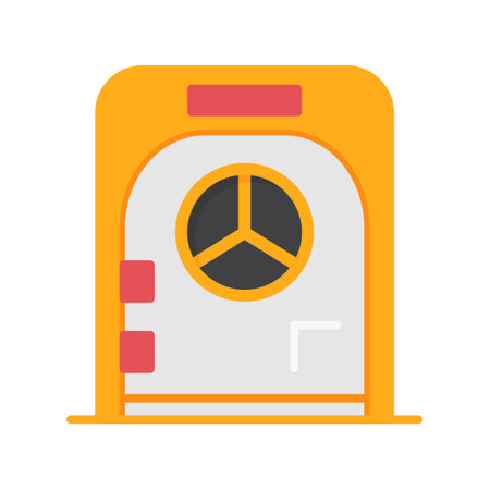 Ship Door Creative Icons Designのイラスト素材