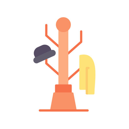 Coat Stand Creative Icons Designのイラスト素材
