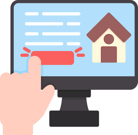 Online Booking Creative Icons Designのイラスト素材