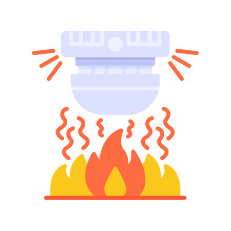 Fire Alarm Creative Icons Designのイラスト素材