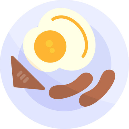 Breakfast Creative Icons Designのイラスト素材
