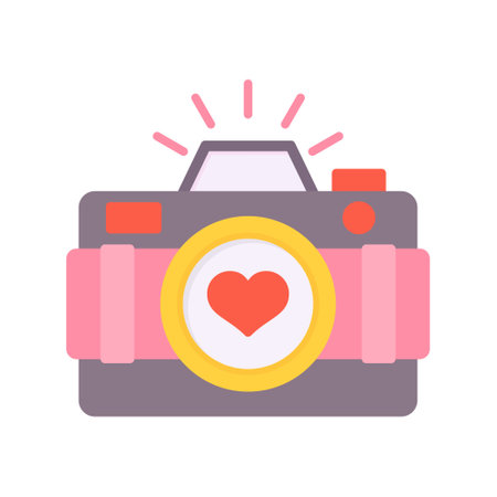 Camera Creative Icons Designのイラスト素材