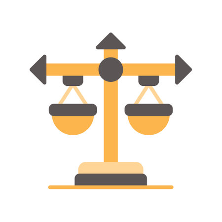 Balance Scale Creative Icons Designのイラスト素材