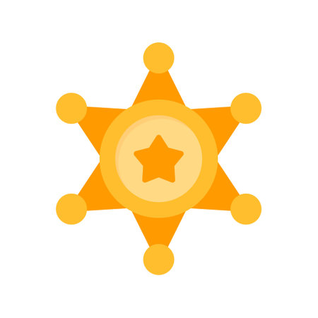 Sheriff Creative Icons Designのイラスト素材
