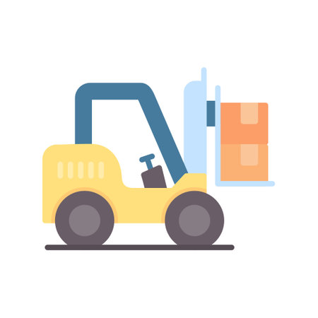 Forklift Creative Icons Designのイラスト素材