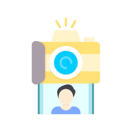Instant Photos Creative Icons Designのイラスト素材