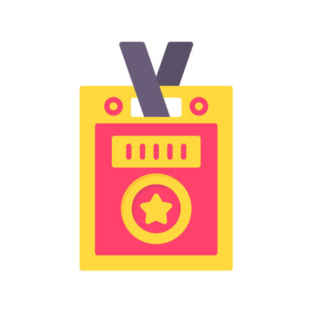 Vip Pass Creative Icons Designのイラスト素材