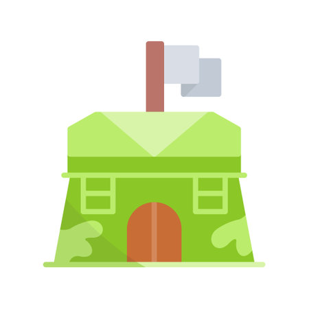 Barracks Creative Icons Designのイラスト素材