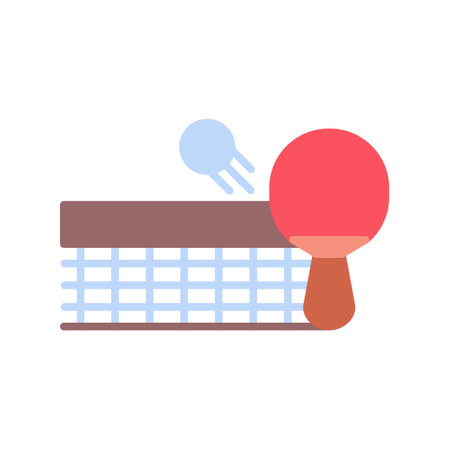 Ping Pong Creative Icons Designのイラスト素材