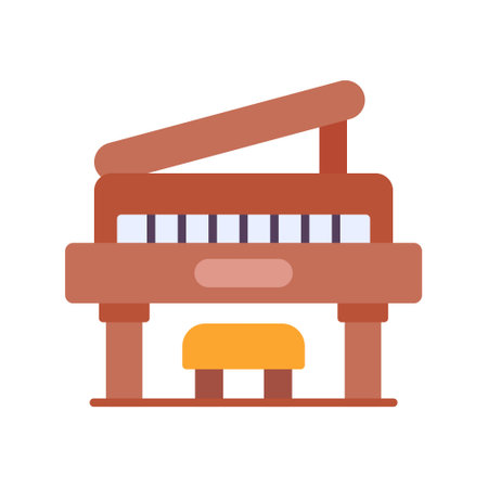 Piano Creative Icons Designのイラスト素材