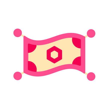 Magic Carpet Creative Icons Designのイラスト素材
