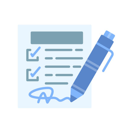 Contract Creative Icons Designのイラスト素材