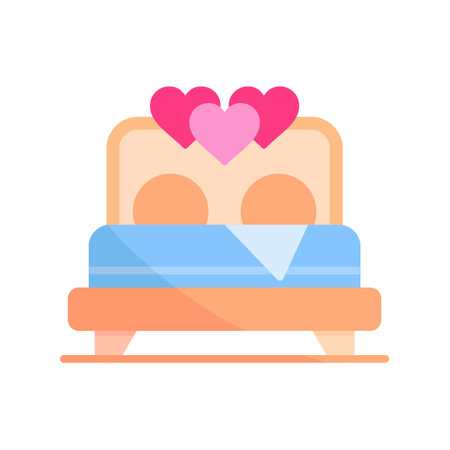Bed Creative Icons Designのイラスト素材