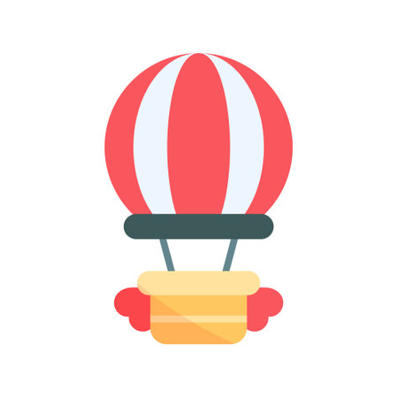 Hot Air Balloon Creative Icons Designのイラスト素材