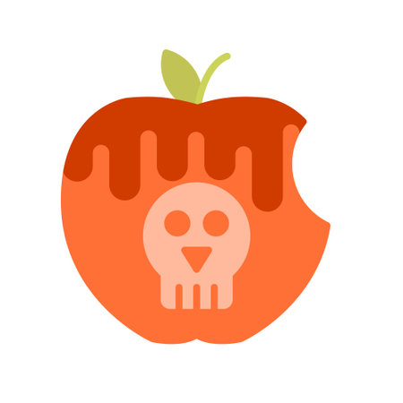 Poisoned Apple Creative Icons Designのイラスト素材