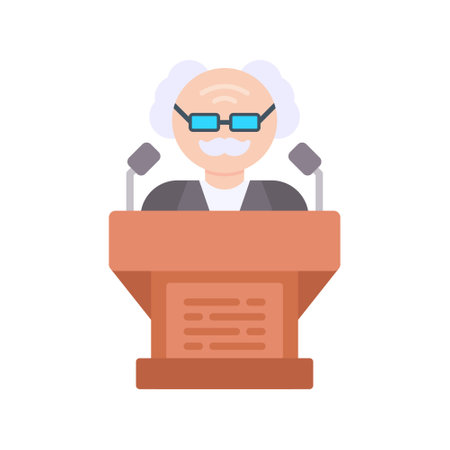 Politician Creative Icons Design