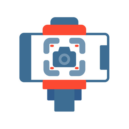 Selfie Stick Creative Icons Designのイラスト素材