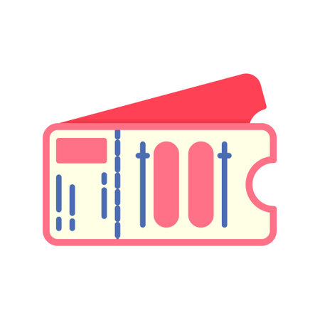 Ticket Creative Icons Designのイラスト素材