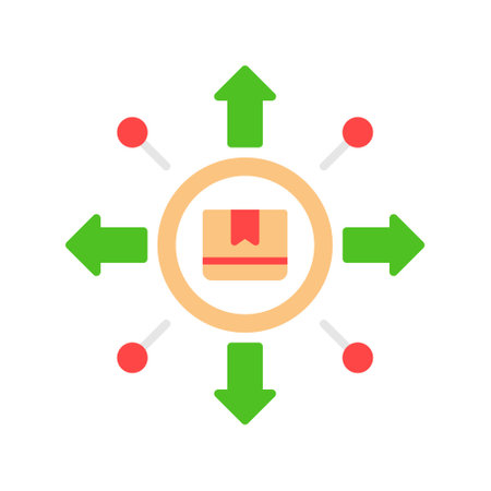 Distribution Creative Creative Icons Design Designのイラスト素材