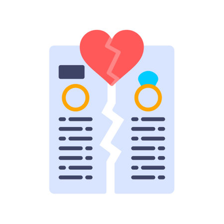 Divorce Creative Icons Designのイラスト素材