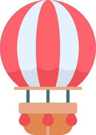 Hot Air Balloon Creative Icons Designのイラスト素材