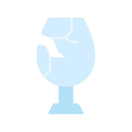 Broken Glass Creative Icons Designのイラスト素材