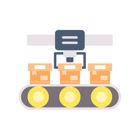 Conveyor Belt Creative Creative Icons Design Designのイラスト素材