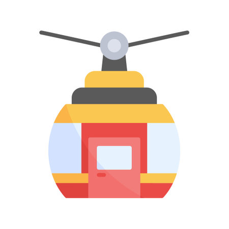 Cable Car Creative Icons Designのイラスト素材